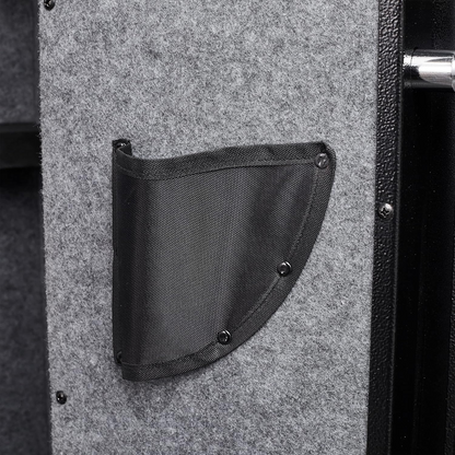 134cm High 3 Rifle Safes Box Biometric Fingerprint 6 Gun Safety Box - Black