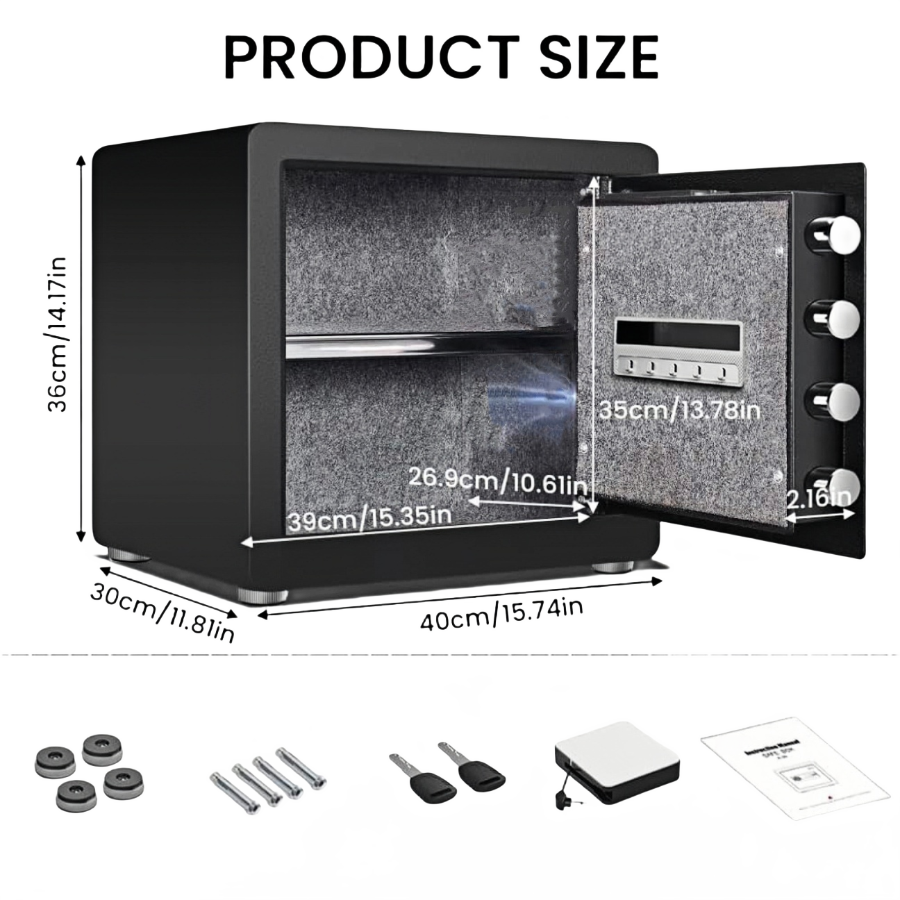 Box Automatic Finger safe box - fingerprint safe – SECURE SHIELD