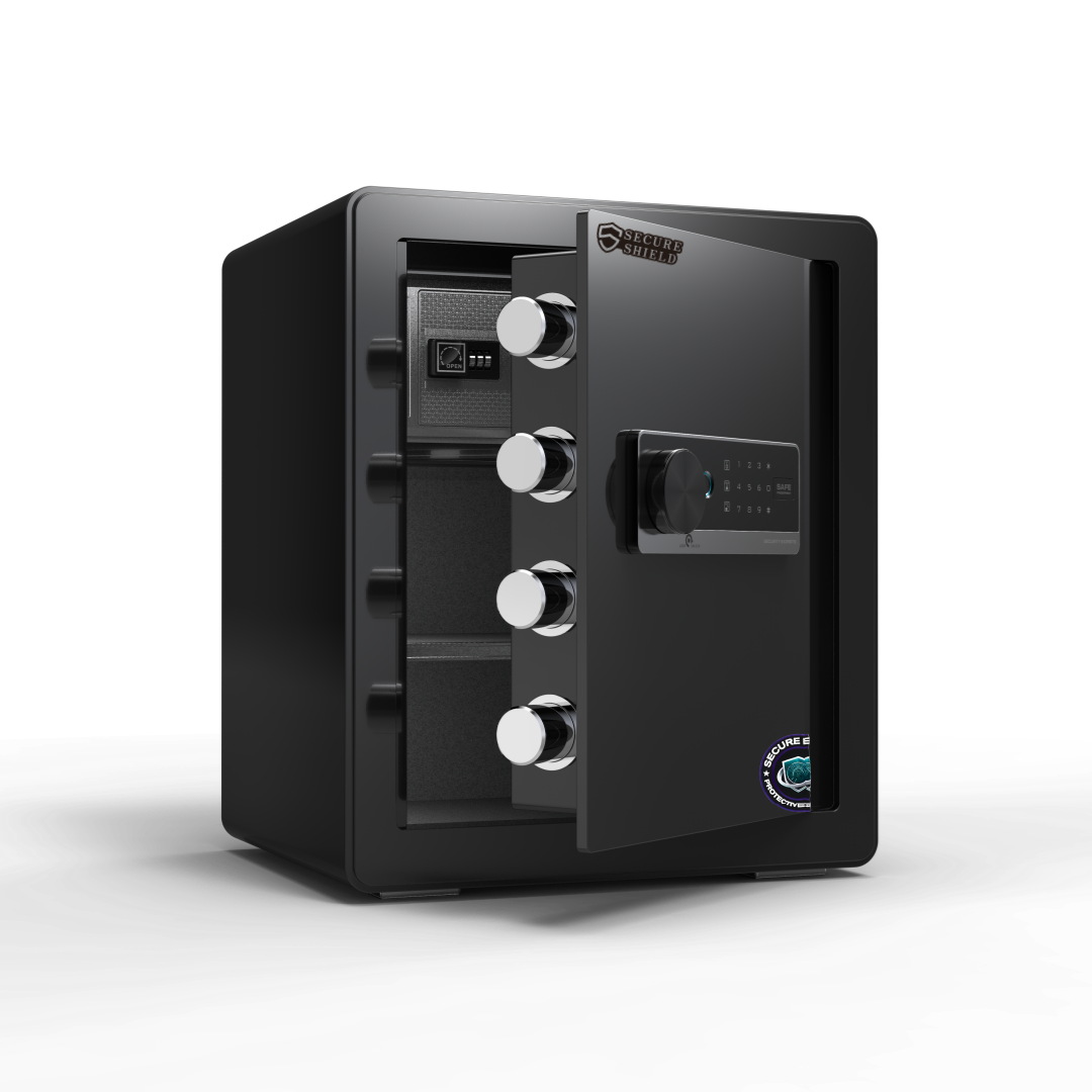 Fingerprint Safety Box, Alarmed Safe Cabinet, Home Electronic Safes, Office Safes11