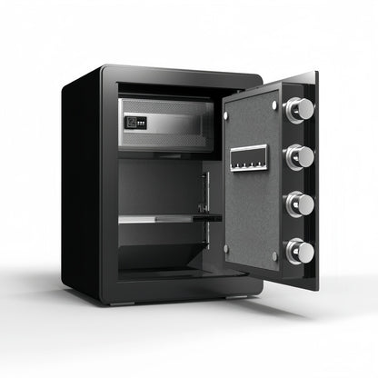 Fingerprint Safety Box, Alarmed Safe Cabinet, Home Electronic Safes, Office Safes12