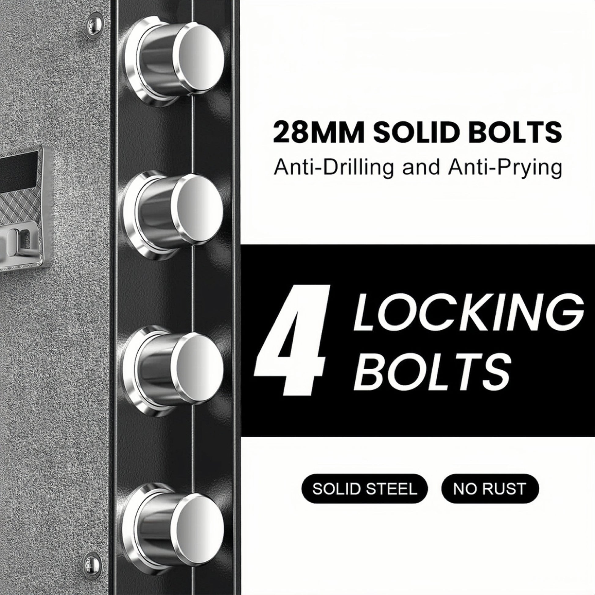 Fingerprint Safety Box, Alarmed Safe Cabinet, Home Electronic Safes, Office Safes14