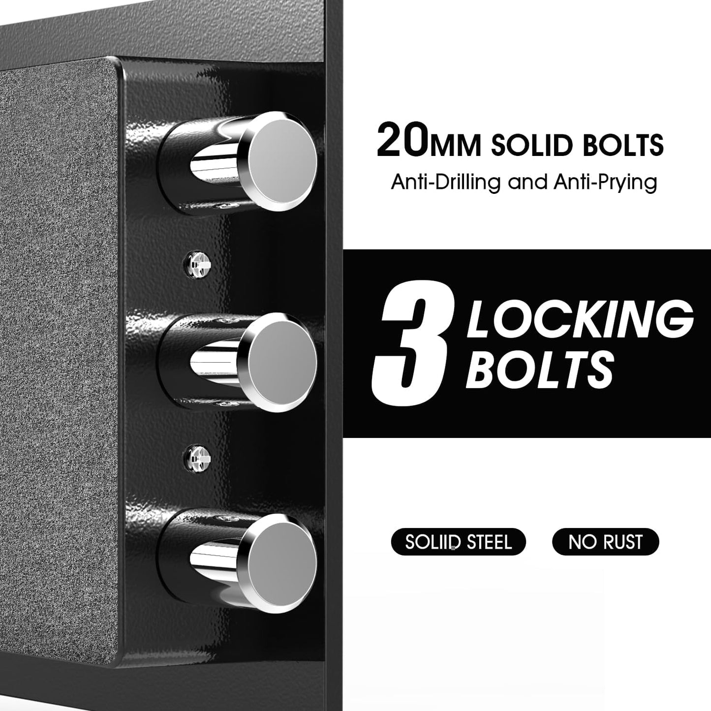 Fingerprint Safety Box, Alarmed Safe Cabinet, Home Electronic Safes, Office Safes2