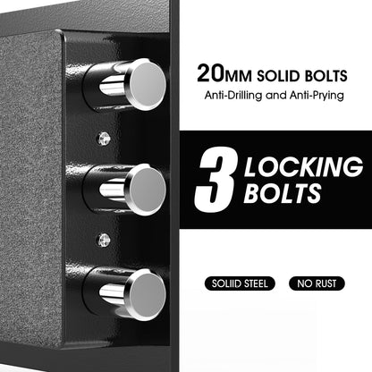 Fingerprint Safety Box, Alarmed Safe Cabinet, Home Electronic Safes, Office Safes2