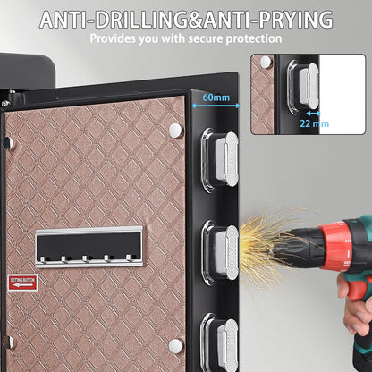 Fingerprint Safety Box, Alarmed Safe Cabinet, Home Electronic Safes, Office Safes27