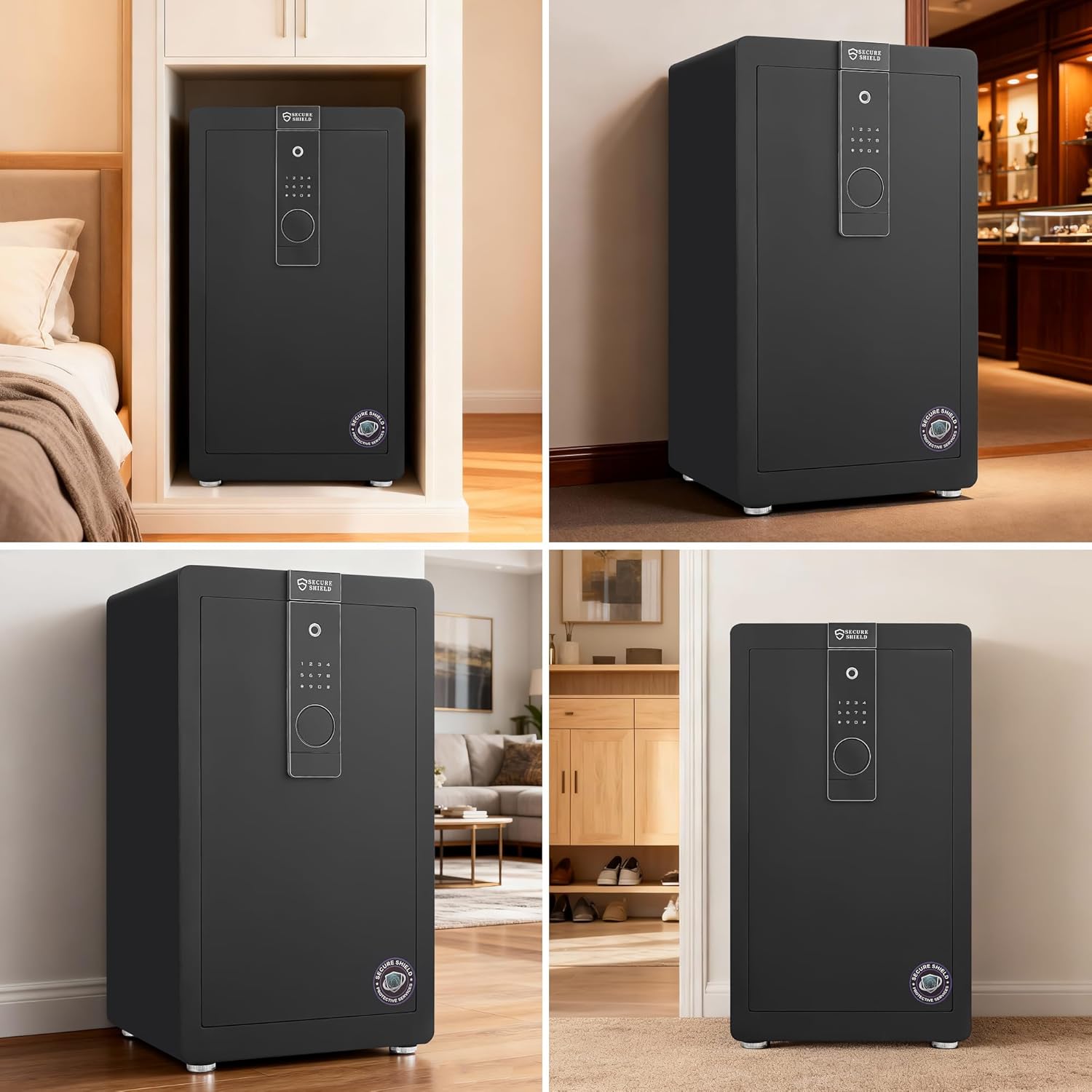 Fingerprint Safety Box, Alarmed Safe Cabinet, Home Electronic Safes, Office Safes41