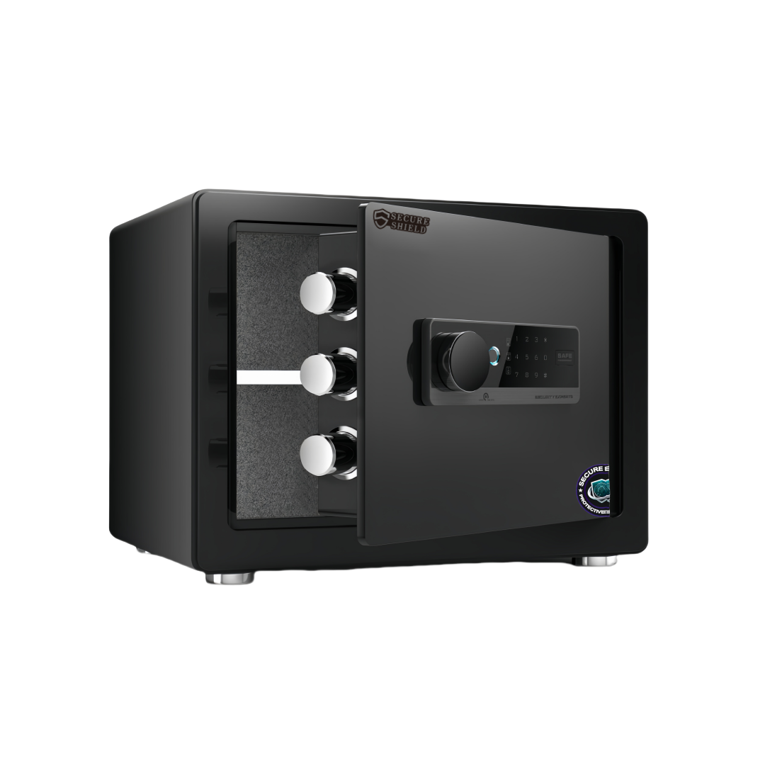 Fingerprint Safety Box, Alarmed Safe Cabinet, Home Electronic Safes, Office Safes6