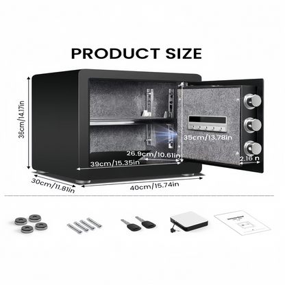 Fingerprint Safety Box, Alarmed Safe Cabinet, Home Electronic Safes, Office Safes7