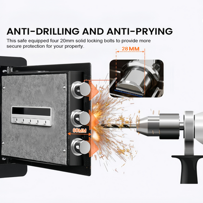 Fingerprint Safety Box, Alarmed Safe Cabinet, Home Electronic Safes, Office Safes8