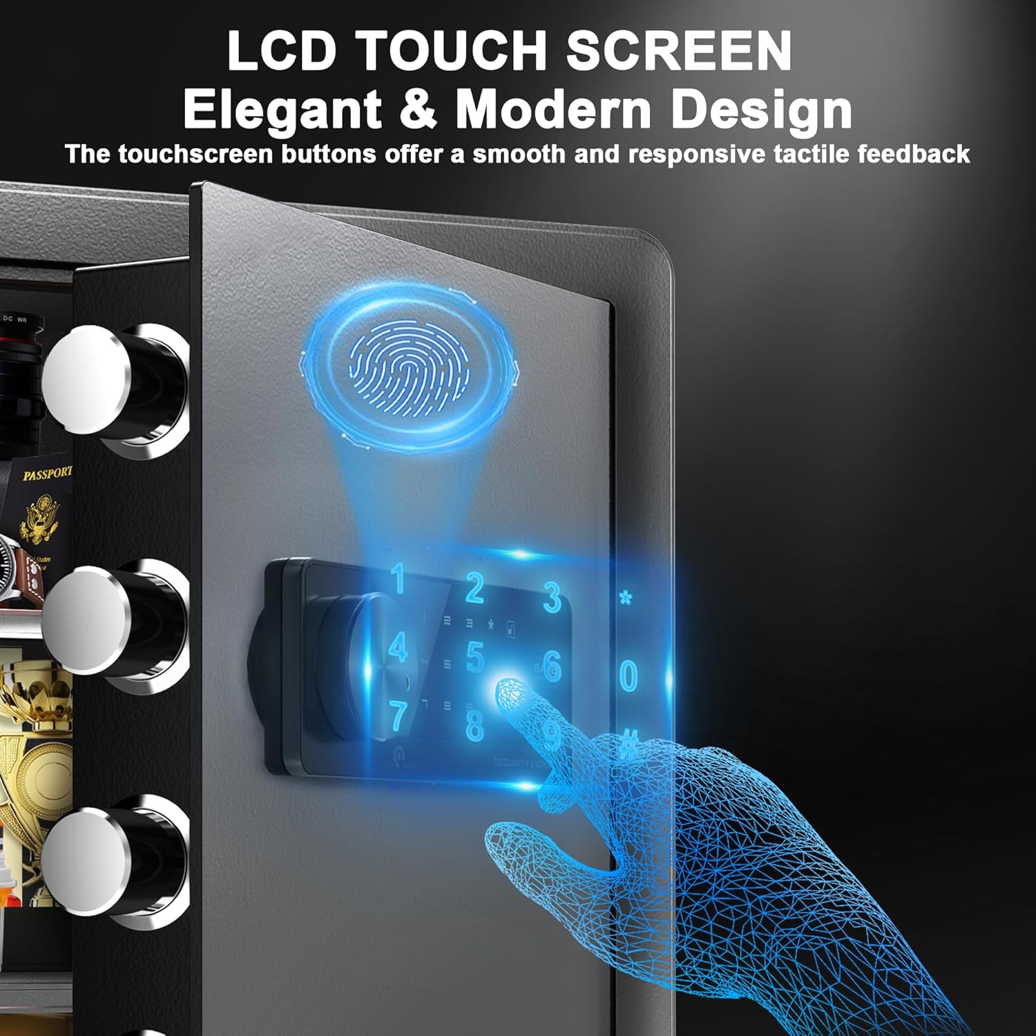 Laptop Safes Locker, Fingerprint Safety Box, Alarmed Safe Cabinet, Home Electronic Safes, Office Safes7